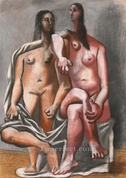 二人の海水浴者 1920 パブロ・ピカソ Oil Paintings